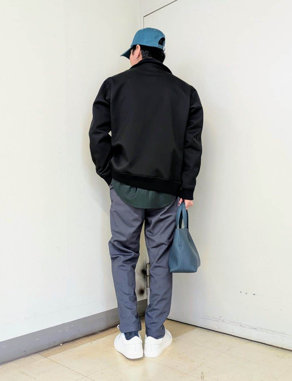 ryoさんの「TAKEO KIKUCHI｜【JUST ONE LAYER】ダウンファブリック ジップアップ リブ ブルゾン」を使ったコーディネート
