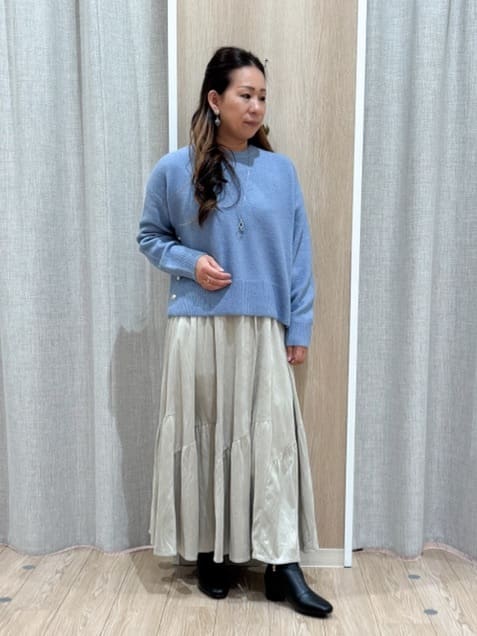 sachiさんの「grove｜すっきり見え、ステッチレス中綿コート」を使ったコーディネート