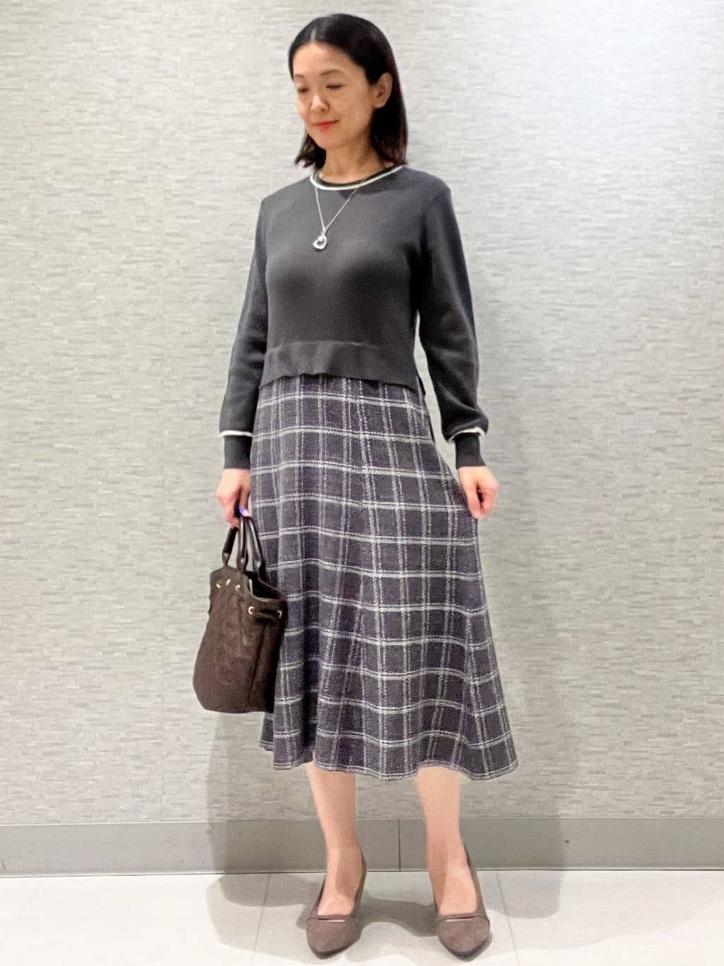 marikoさんの「Reflect｜【気軽な羽織に◎】中綿キルティングショートコート」を使ったコーディネート