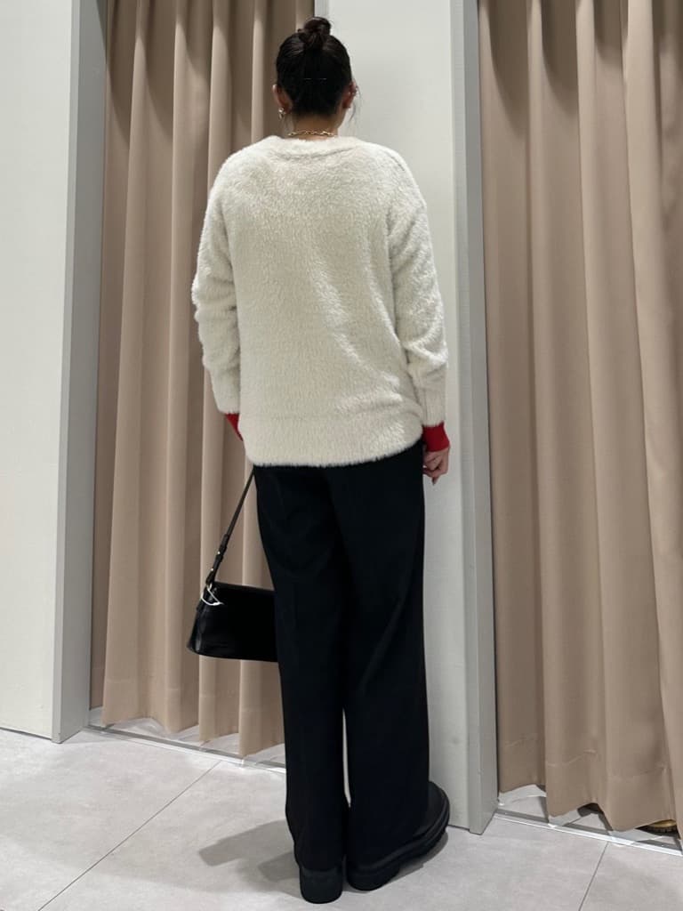 cottonさんの「THE SHOP TK｜【S-XLサイズ/選べる7色】どこから見ても美しい ガーターニット/毛玉になりにくい/洗濯機OK」を使ったコーディネート
