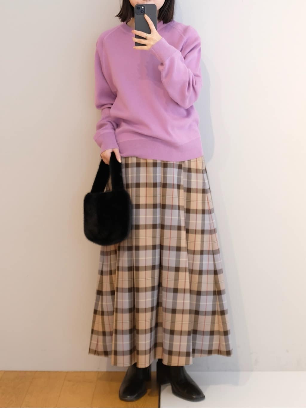Kishimotoさんの「DRESSTERIOR｜◆【洗える/7色展開】ウォッシャブルコットンカシミヤニット」を使ったコーディネート