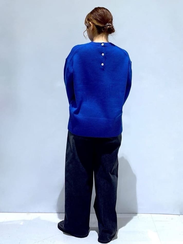 ゆきちさんの「OPAQUE.CLIP｜ストレッチバギーデニム【洗濯機洗い可】《SS～LL》」を使ったコーディネート
