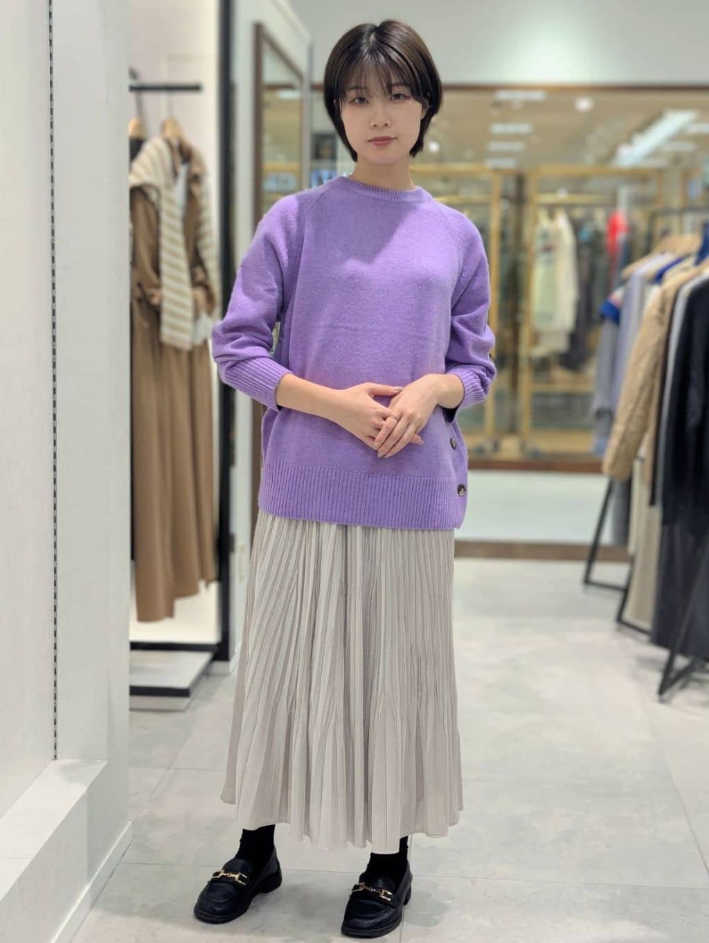 nonoさんの「UNTITLED｜【スタイリッシュ／オンオフ兼用】ウールチェスターコート」を使ったコーディネート