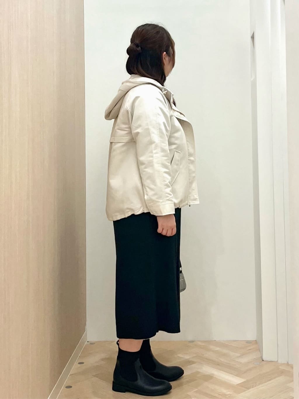 akariさんの「grove｜【名品アウター/3WAY・はっ水】ボアライナー付マウンテンパーカ」を使ったコーディネート