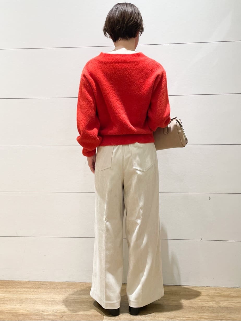 Ryoさんの「THE SHOP TK｜【洗える】上品にきらめく フェザーラメニット」を使ったコーディネート