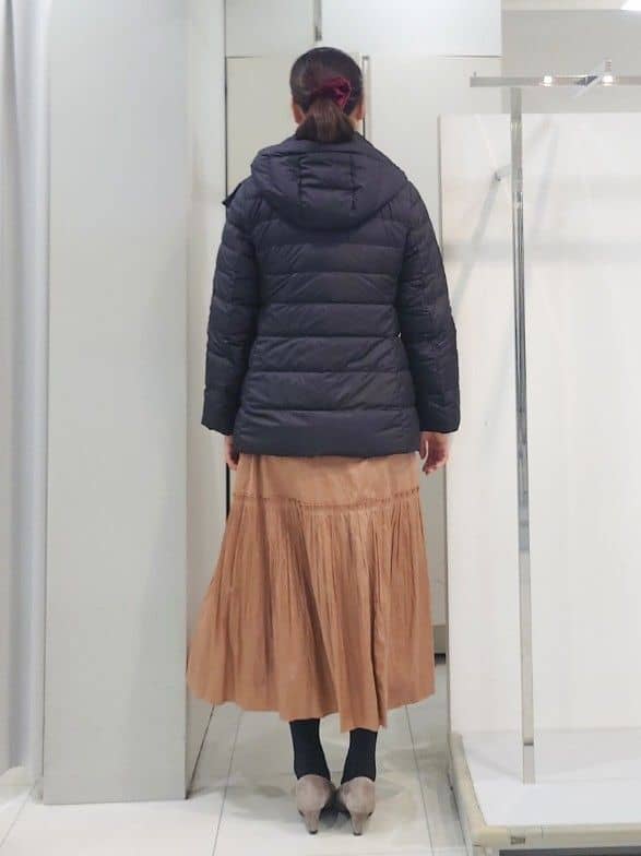 AZUSAさんの「Reflect｜【SS-4Lサイズ】フーデッドミドルダウンコート」を使ったコーディネート