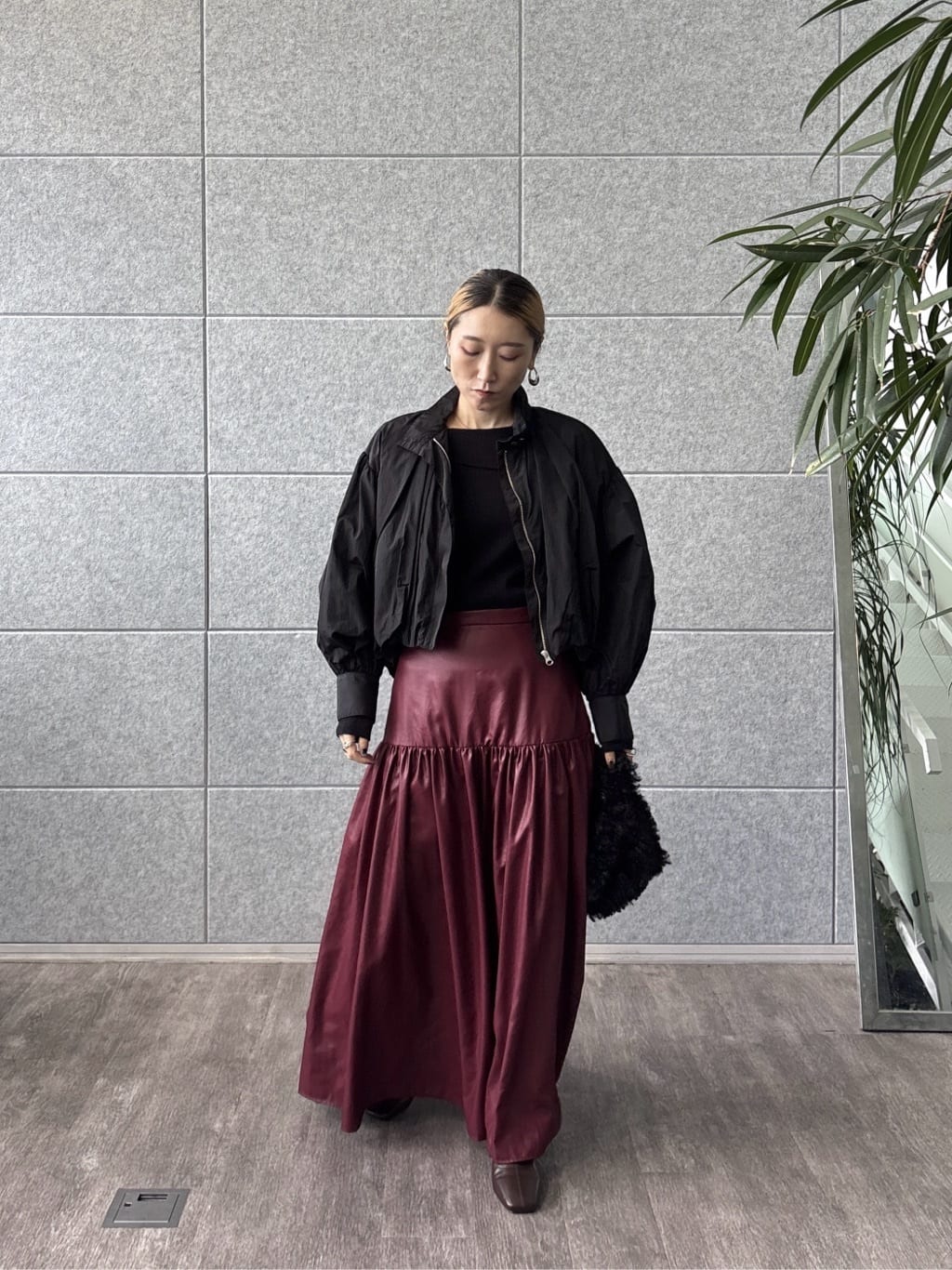 kotakiさんの「INDIVI｜バルーンナイロンブルゾン」を使ったコーディネート