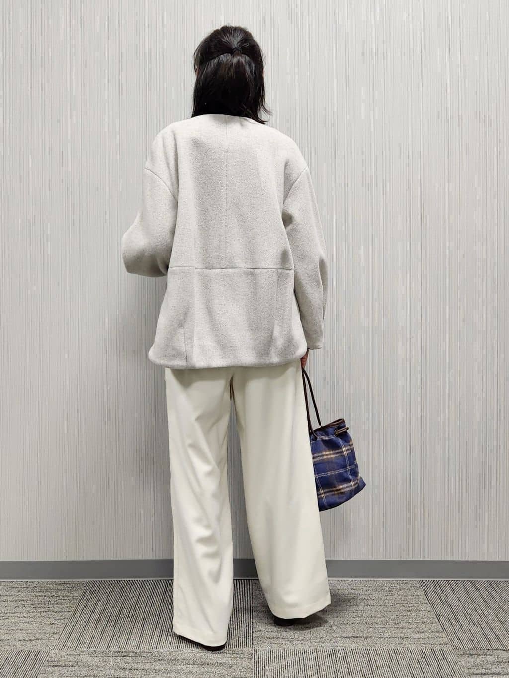 naraさんの「Dessin｜【洗える】センタータックラインハイネックニット」を使ったコーディネート