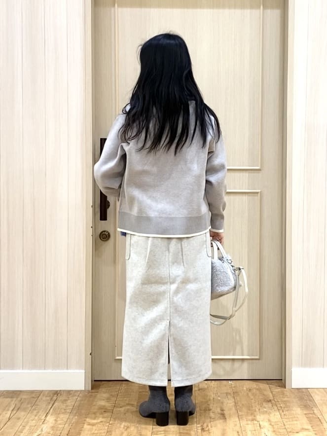 ERIさんの「SHOO･LA･RUE｜起毛ニットブーツ」を使ったコーディネート