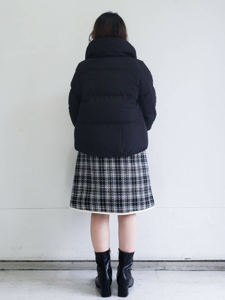 Riaさんの「index｜KAWADAダウンショートコート【撥水／洗濯機OK／静電気防止裏地】《XS～LL》」を使ったコーディネート