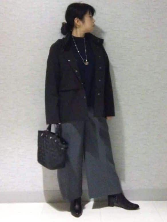 sakoさんの「Reflect｜【すっきり見え／フード取り外し可／通勤におすすめ◎】ライティアウター」を使ったコーディネート