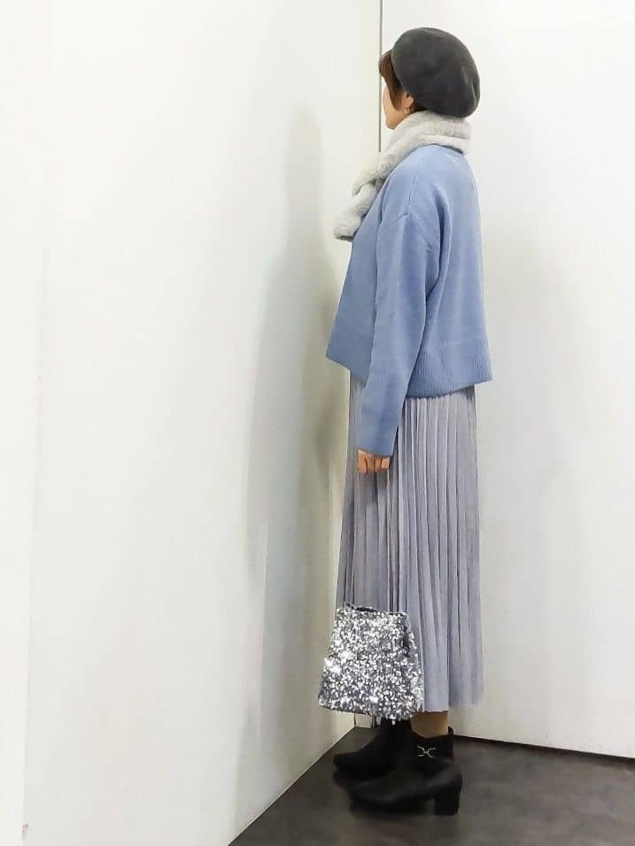 やまちゃんさんの「grove｜【吸湿発熱／帯電防止】ハイネックリブプルオーバー」を使ったコーディネート