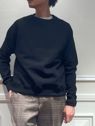 橋本さんの「DRESSTERIOR｜【干場義雅&times;DRESSTERIOR】バックフリース プルオーバー」を使ったコーディネート