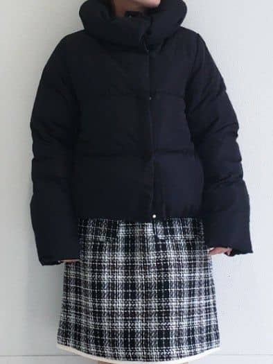 Riaさんの「index｜KAWADAダウンショートコート【撥水／洗濯機OK／静電気防止裏地】《XS～LL》」を使ったコーディネート