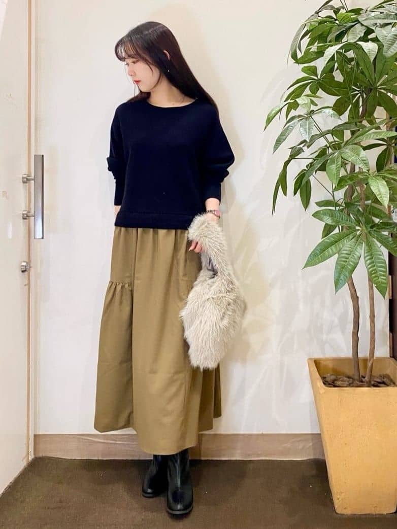AYUMIさんの「SHOO･LA･RUE｜ストレッチブーツ」を使ったコーディネート
