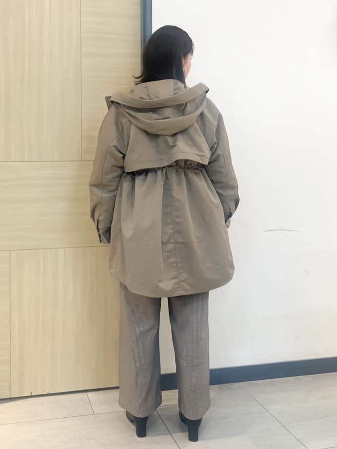 YOさんの「grove｜【選べる着丈/多機能】裏起毛ハイパーストレッチワイドパンツ」を使ったコーディネート