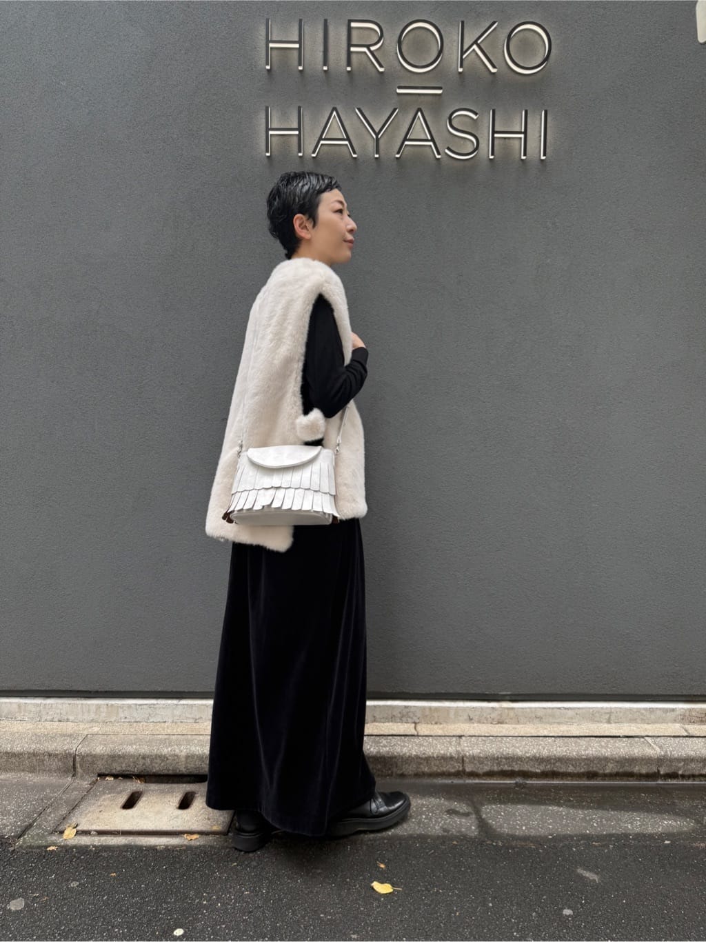 Kさんの「HIROKO HAYASHI｜FRANGIA（フランジャ）ショルダーバッグ」を使ったコーディネート