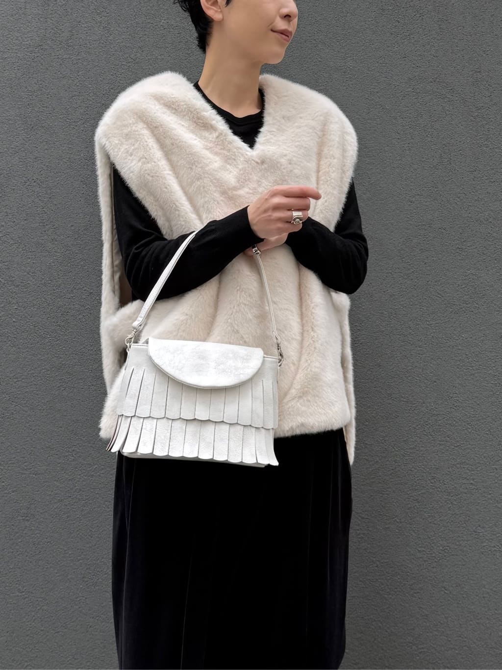 Kさんの「HIROKO HAYASHI｜FRANGIA（フランジャ）ショルダーバッグ」を使ったコーディネート