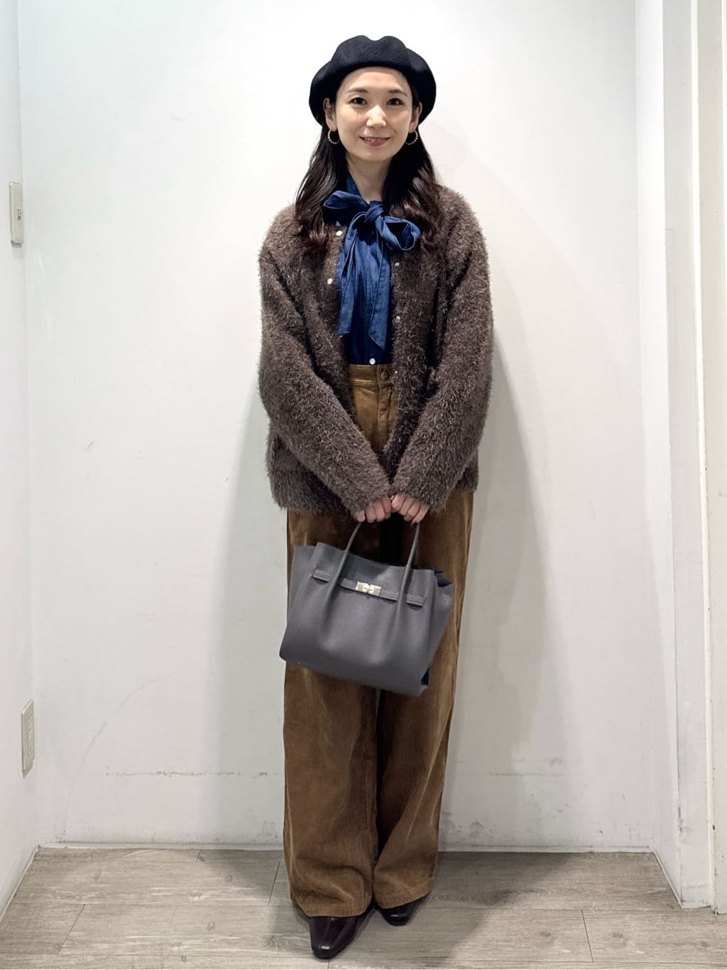 yuicciさんの「OPAQUE.CLIP｜コーデュロイワイドパンツ【洗濯機OK】」を使ったコーディネート