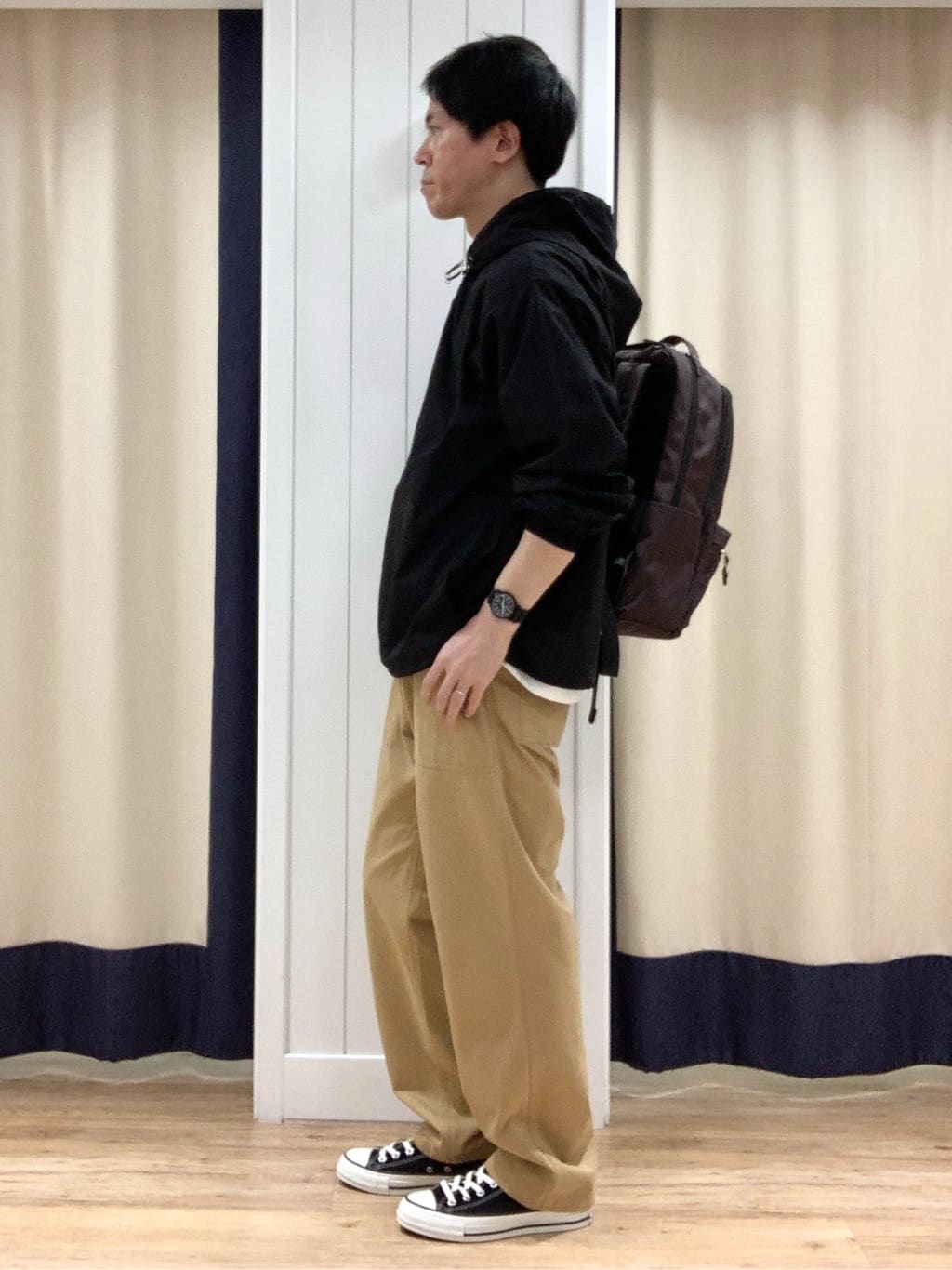 Takaさんの「Dessin｜【洗える】コットンツイルパンツ」を使ったコーディネート