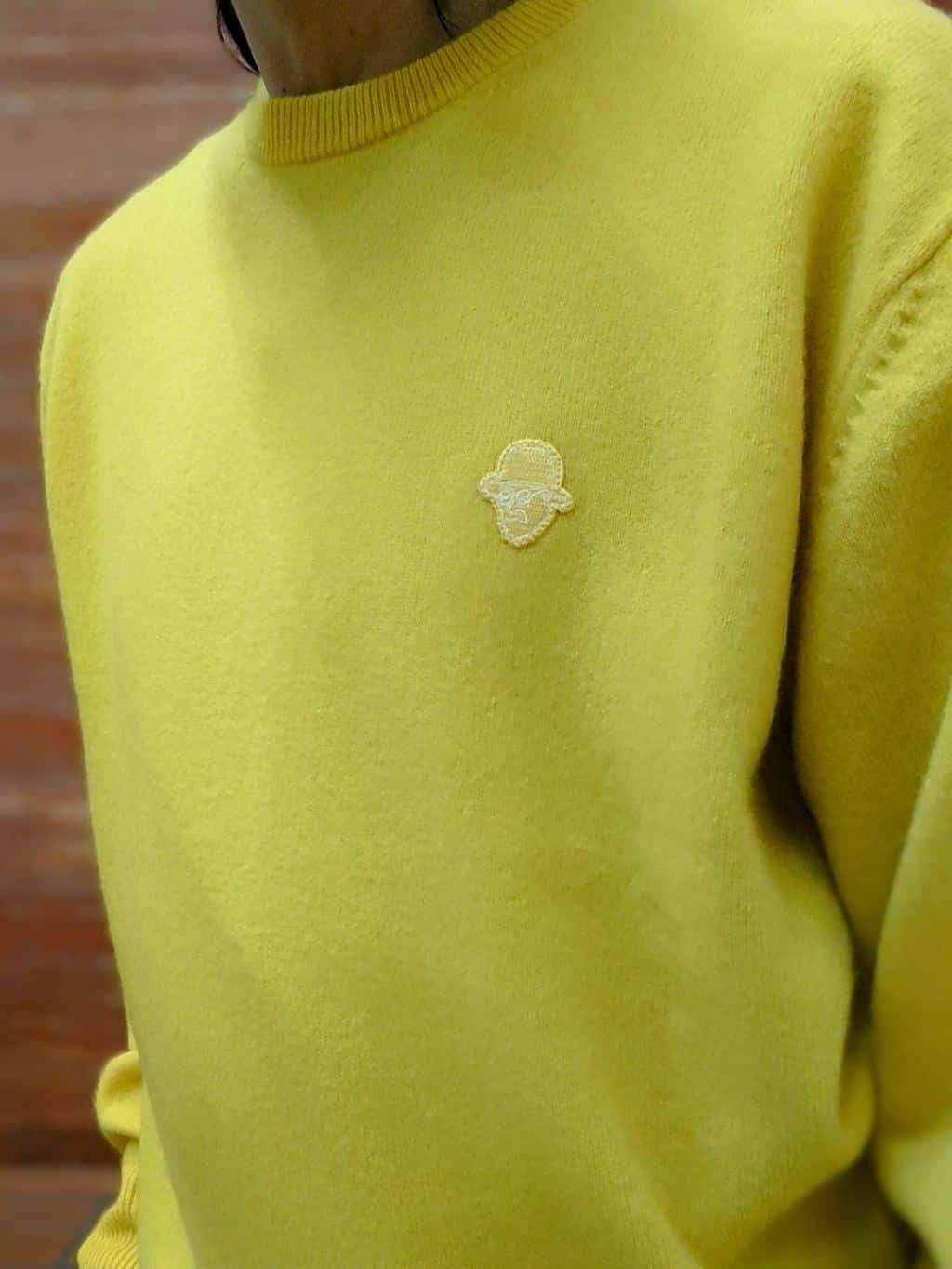 かしげるさんの「TAKEO KIKUCHI｜【Air Palette Knit】ワンポイント カラーニット プルオーバー」を使ったコーディネート