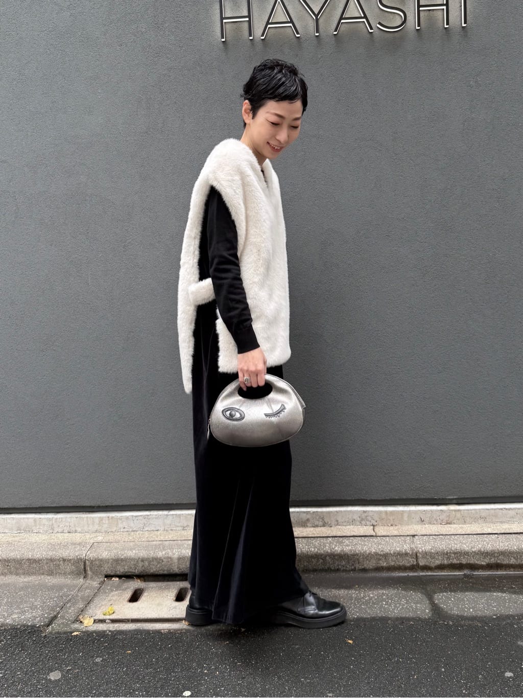 Kさんの「HIROKO HAYASHI｜OSTRO（オストロ）クロワッサンバッグ」を使ったコーディネート