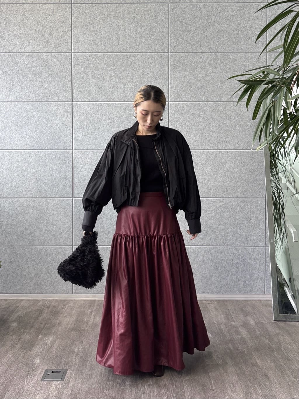 kotakiさんの「INDIVI｜バルーンナイロンブルゾン」を使ったコーディネート