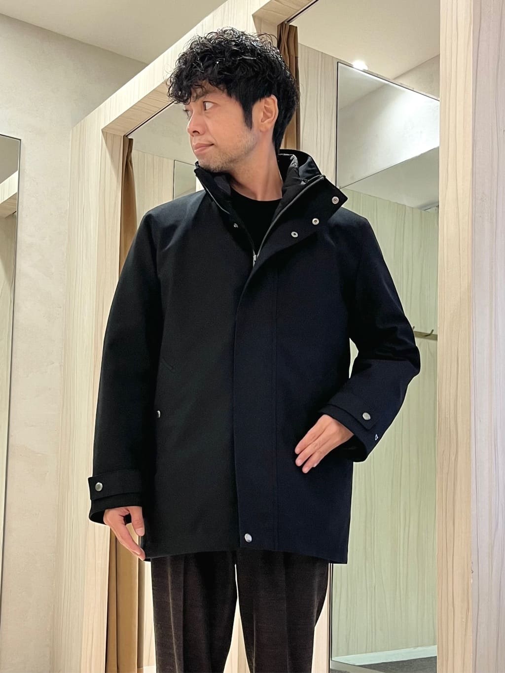 URAさんの「TAKEO KIKUCHI｜【Sサイズ～】ラッセルメッシュ ジャケット」を使ったコーディネート