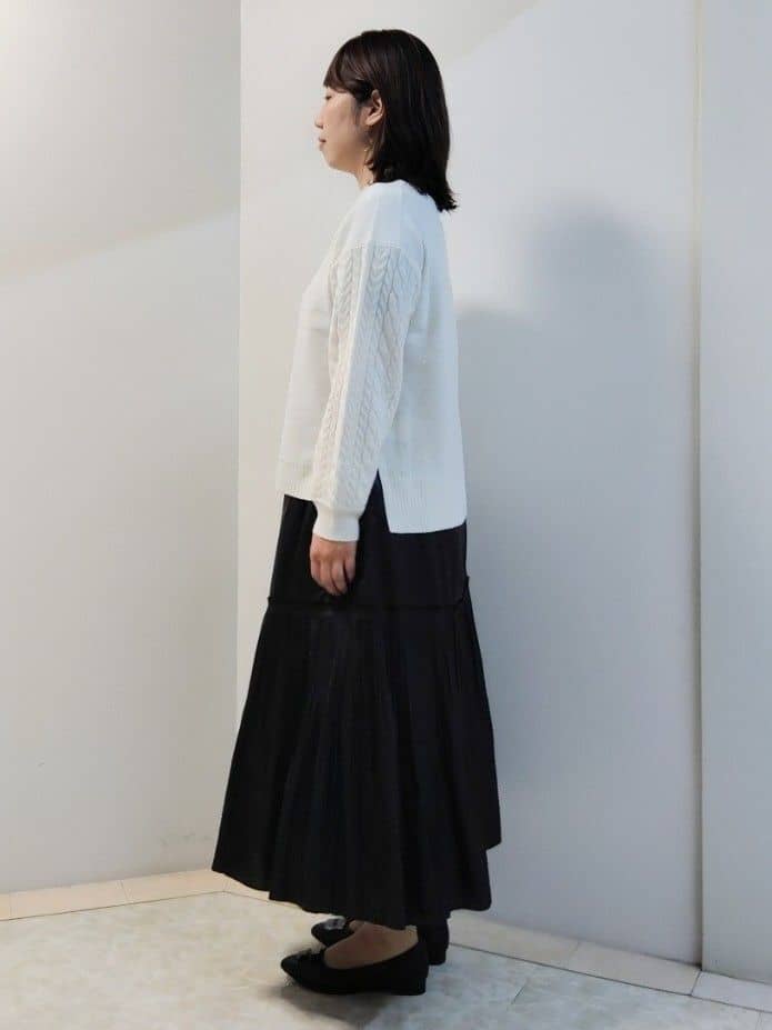 エリさんの「Reflect｜【ゆったりシルエット】ジャージメルトンコクーンジャケット」を使ったコーディネート