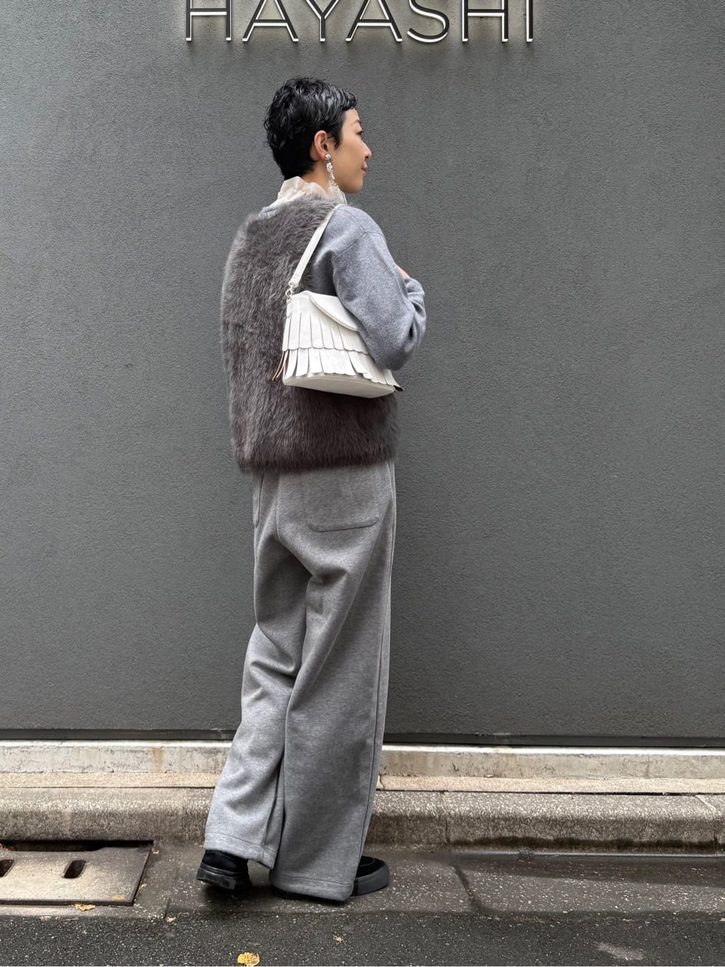 Kさんの「HIROKO HAYASHI｜FRANGIA（フランジャ）ショルダーバッグ」を使ったコーディネート