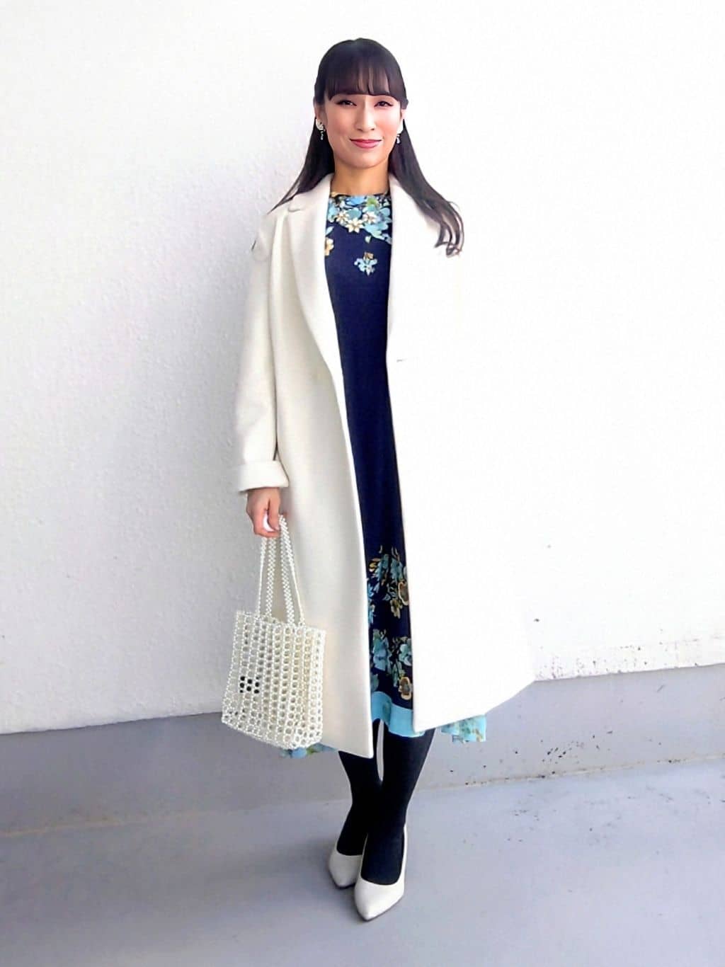 keinaさんの「SunaUna｜【手洗い可】花柄パネルワンピース」を使ったコーディネート