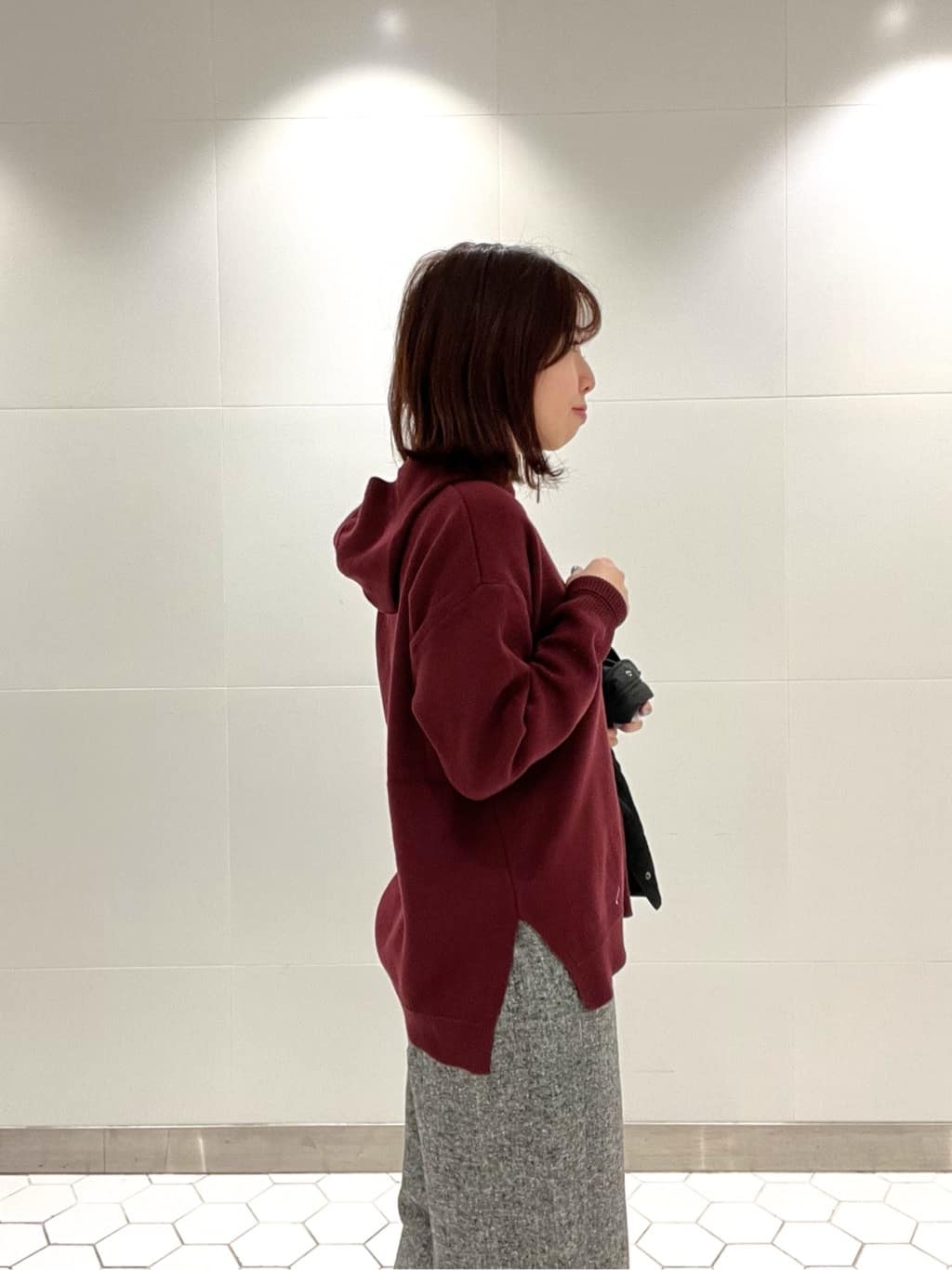 Makinoさんの「Dessin｜【洗える／体型カバー】ちょうどいいニットパーカ」を使ったコーディネート
