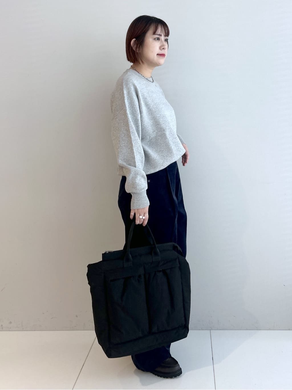 Hirokaさんの「Dessin｜【セットアップ可・洗える】マリンコーデュロイパンツ」を使ったコーディネート