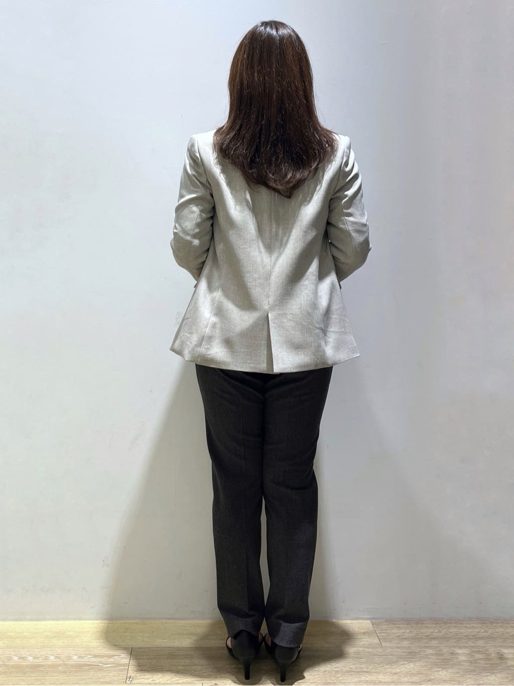 さやかさんの「index｜ウォームストレッチテーパードパンツ【洗濯機OK／防シワ／吸湿発熱】《XS～3L》」を使ったコーディネート