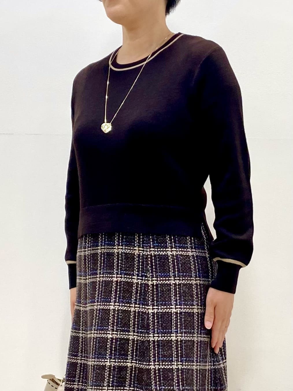 oharaさんの「Reflect｜【SS-4Lサイズ／衿が顔に当たらない◎】スタンドネックミドルコート」を使ったコーディネート