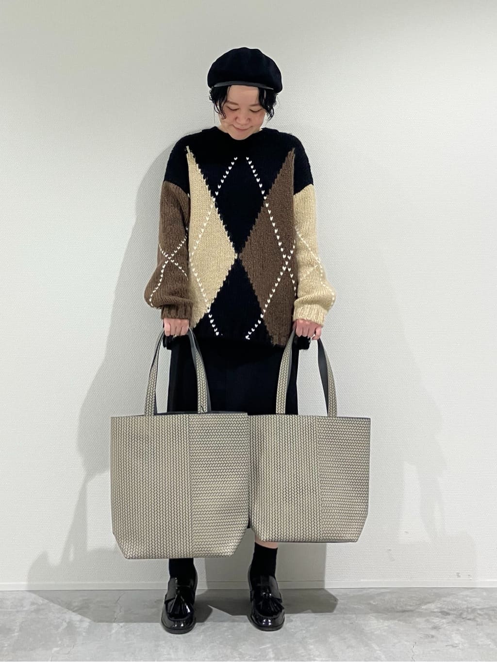 Cさんの「HIROKO HAYASHI｜OTTICA（オッティカ）トートバッグM」を使ったコーディネート