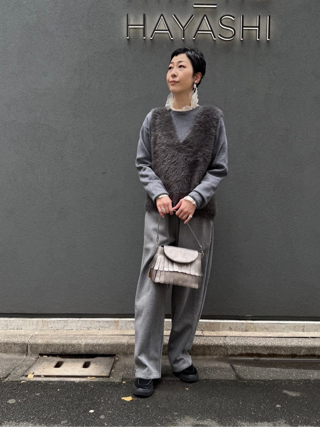Kさんの「HIROKO HAYASHI｜FRANGIA（フランジャ）ショルダーバッグ」を使ったコーディネート