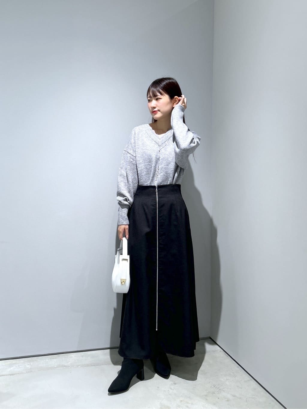 Renoさんの「INDIVI｜タッセルチェーンネックレス」を使ったコーディネート