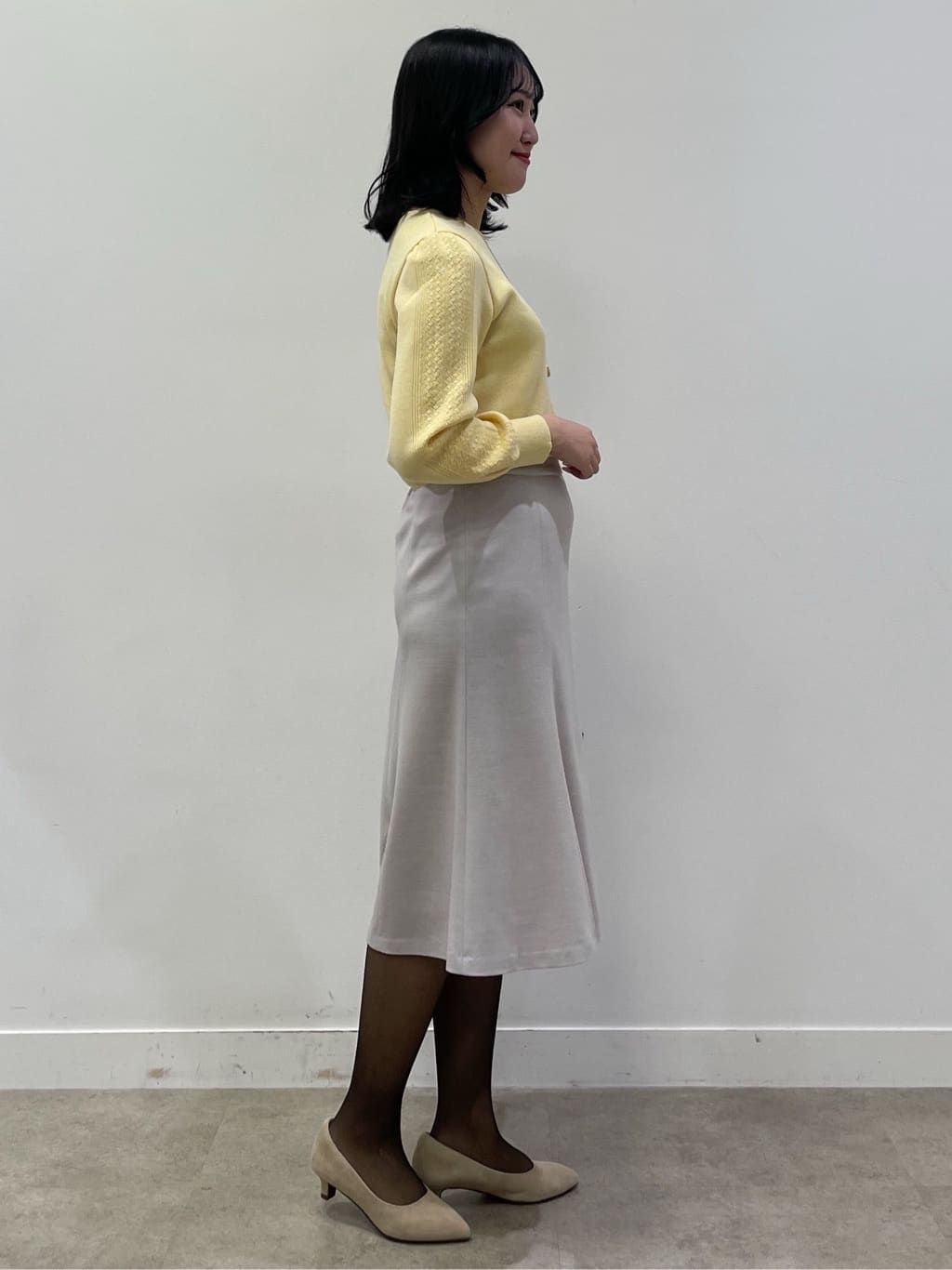yukariさんの「Reflect｜【選べる8色／スカートにもパンツにも◎】ウール混ボートネックニット」を使ったコーディネート