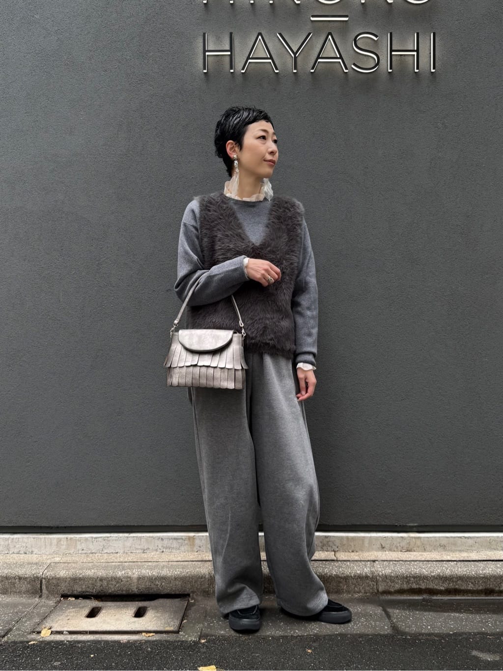 Kさんの「HIROKO HAYASHI｜FRANGIA（フランジャ）ショルダーバッグ」を使ったコーディネート