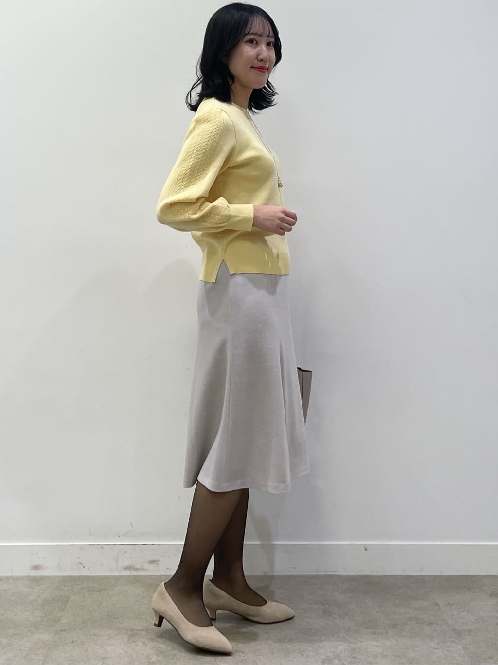 yukariさんの「Reflect｜【選べる8色／スカートにもパンツにも◎】ウール混ボートネックニット」を使ったコーディネート