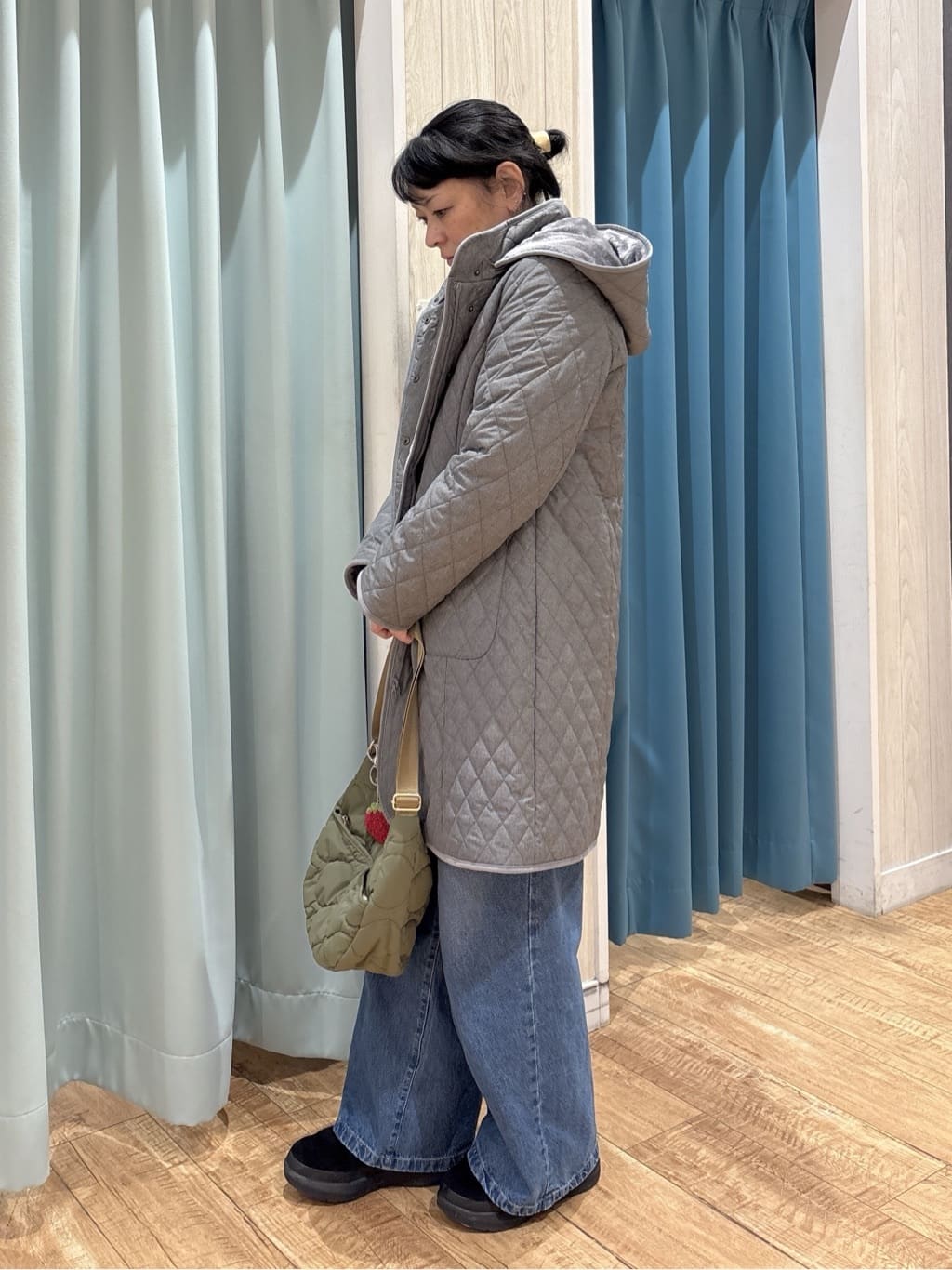 わかさんの「SHOO･LA･RUE｜【洗濯機可/毛玉レス】大人世代も取り入れやすい スウェットライク アソートニット」を使ったコーディネート