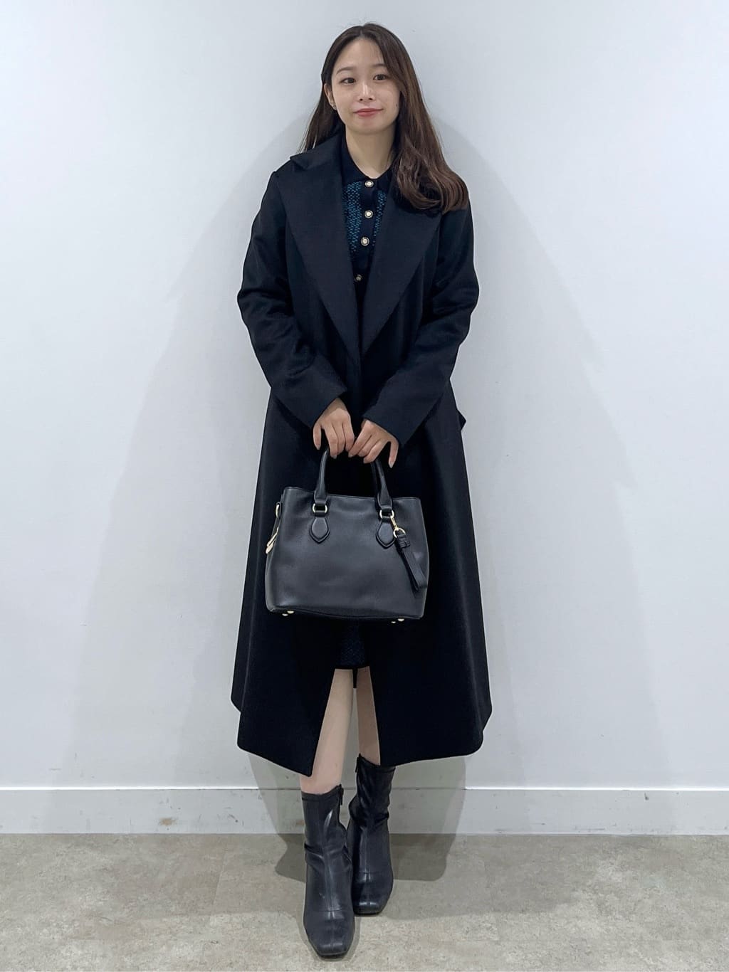 Saekoさんの「COUP DE CHANCE｜【カシミヤ100％／日本製】ロングガウンコート」を使ったコーディネート