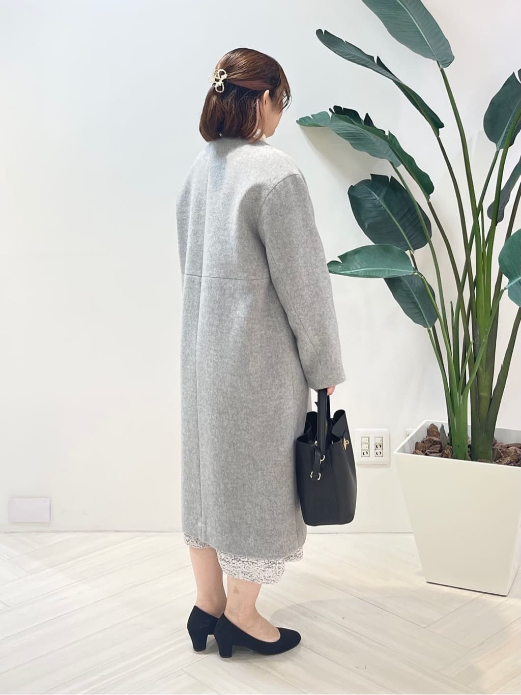 Tomoさんの「UNTITLED｜【軽量／ウール混】ライトフォルム ロングコート」を使ったコーディネート