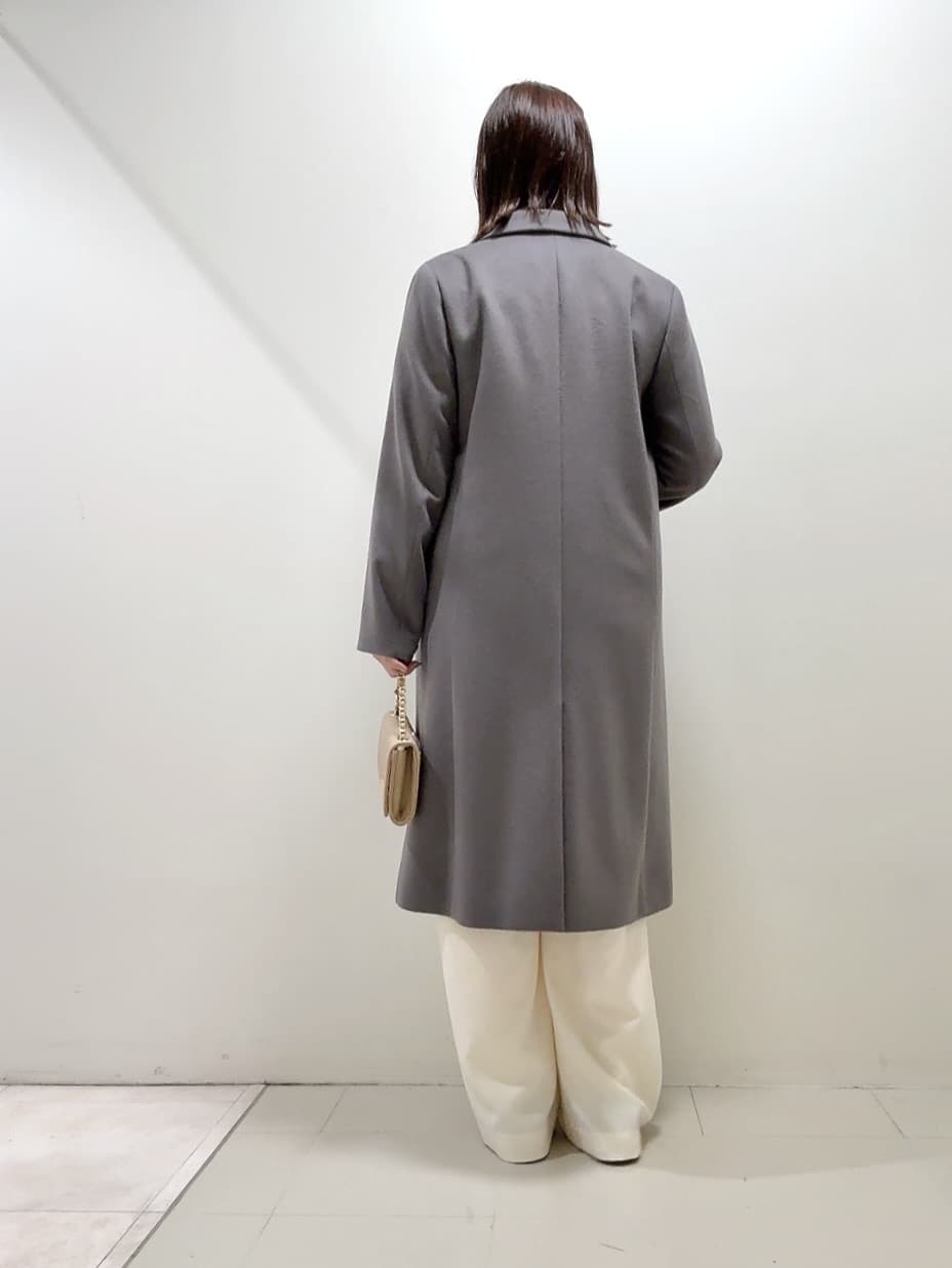 YUIさんの「UNTITLED｜【スタイリッシュ／オンオフ兼用】ウールチェスターコート」を使ったコーディネート