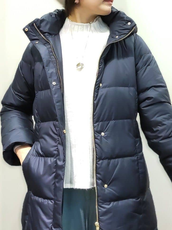 やまちゃんさんの「grove｜【名品アウター/800FP・多機能】つつまれダウンロング」を使ったコーディネート