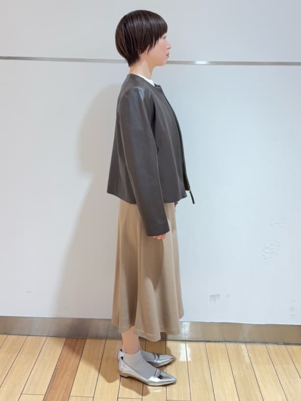 あやさんの「UNTITLED｜【アンサンブル可/洗える/ウール100%】クルーネックウールニット」を使ったコーディネート