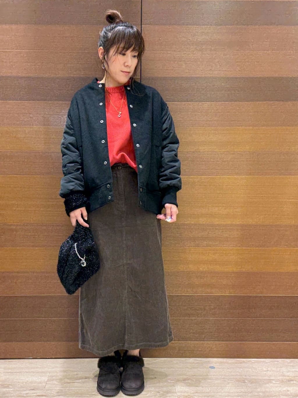 maichiさんの「OPAQUE.CLIP｜《リバーシブル》キルティングブルゾン」を使ったコーディネート