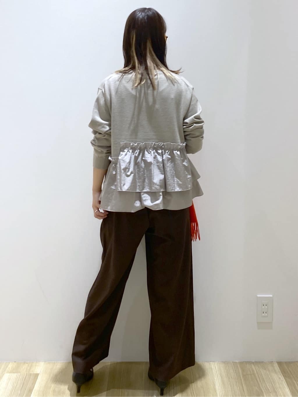 えりさんの「OPAQUE.CLIP｜ウールライクメルトンノーカラーコート【洗濯機洗い可】」を使ったコーディネート