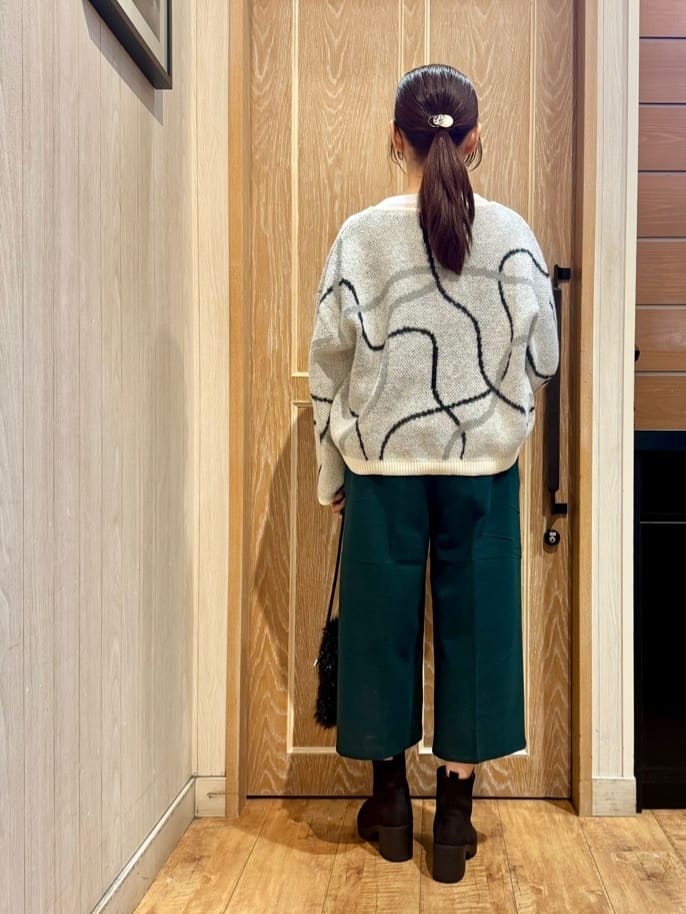 KAORIさんの「SHOO･LA･RUE｜【洗濯機可/S-LL】きちんと見えする あったか裏起毛ガウチョパンツ」を使ったコーディネート